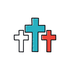 3D Red Plus Sign Symbol for Medical and Emergency Services