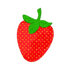Red summer strawberry