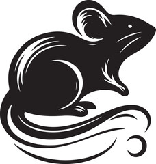 Obraz premium Rat Vector silhouette