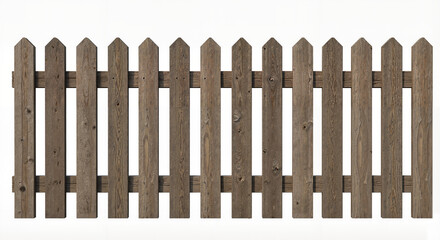 Wooden Picket Fence Design for Farmhouse Aesthetics  