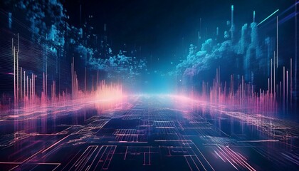 virtual fractal realms background