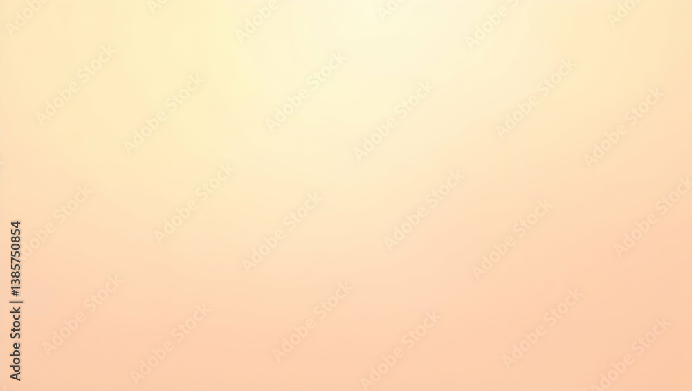 Poster subtle aesthetic, a smoothly blended gradient of pastel peach and cream for dreamy digital backgroun