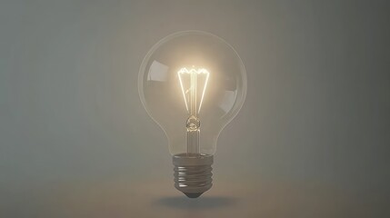 Illuminated Vintage Lightbulb