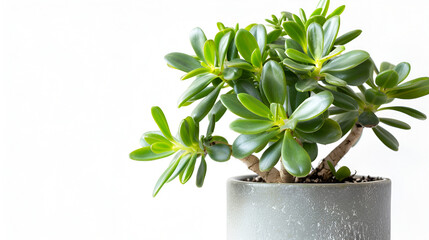 Jade Plant in Pot: Lush Green Succulent for Home Decor