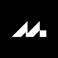 Obraz premium letter M logo
