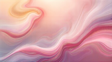 Obraz premium Abstract flowing patterns in pastel colors representing calmness 
