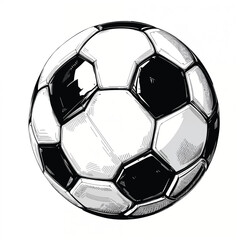 soccer ball Vector Illustration isolated