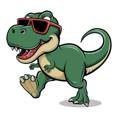 Cute dinosaur vector