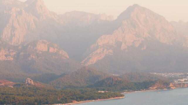 mountains on the coast of kemer T&uuml;rkiye