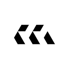 Obraz premium letter M logo
