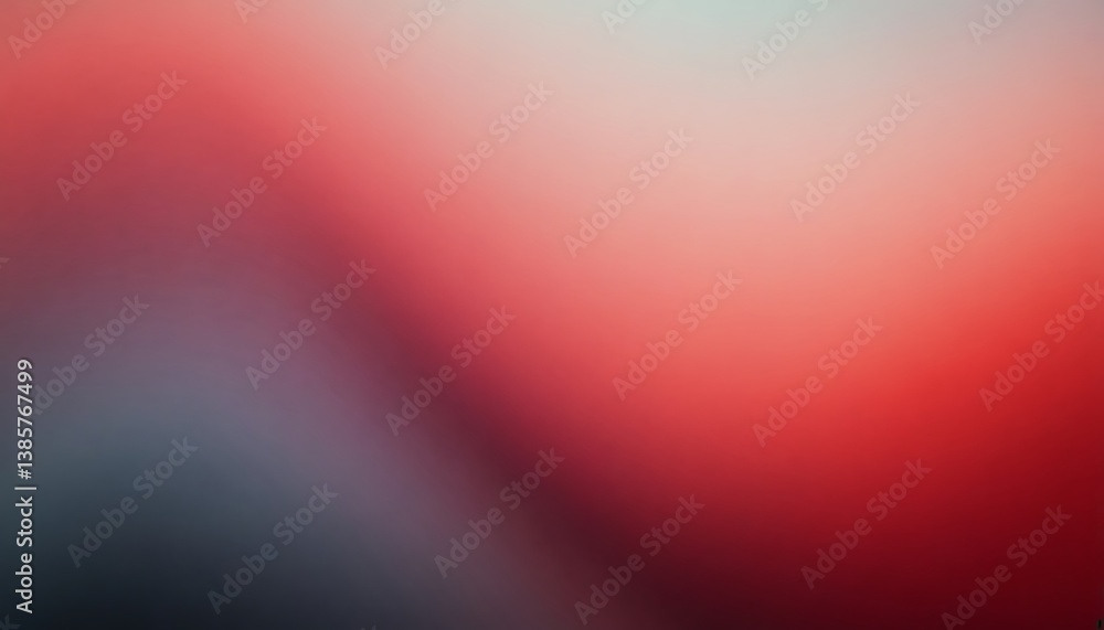 Poster glowing grainy gradient abstract wave on background grey, red. dynamic grainy gradient featuring vib