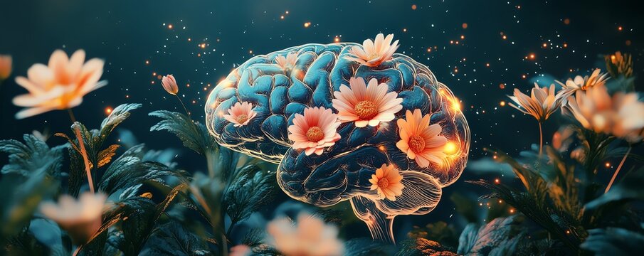 Blooming brain; mental wellness, nature