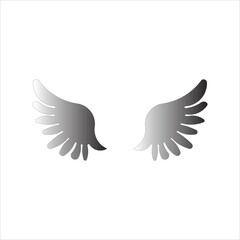 icon vector wing illustration design trendy
