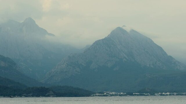 mountains on the coast of kemer T&uuml;rkiye