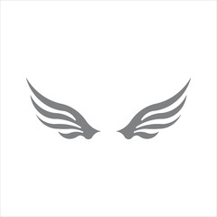 icon vector wing template design trendy