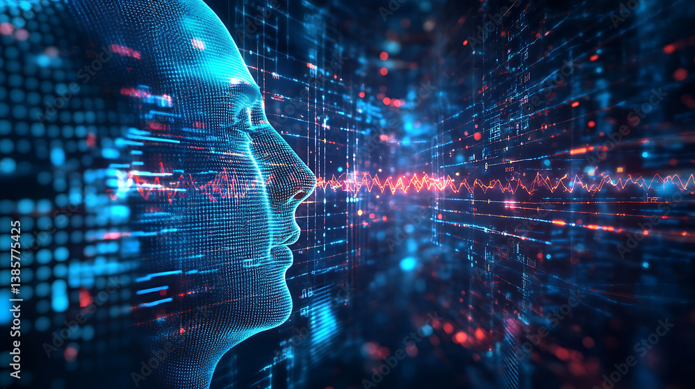 Poster an ai powered system enhancing voice recognition by analyzing real time speech patterns and linguist