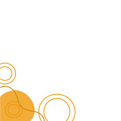 orange corner border