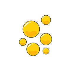 Cholesterol vector icon. Good and Bad cholesterol.