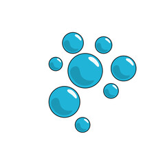 Cholesterol vector icon. Good and Bad cholesterol.