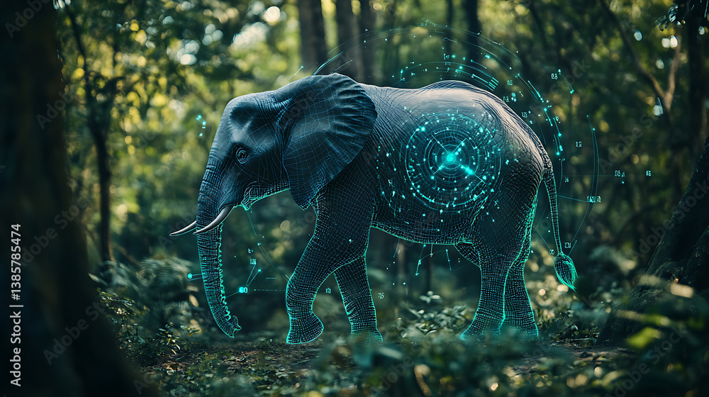 Poster an ai powered system enhancing wildlife monitoring by analyzing real time animal behavior and ecosys