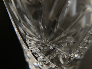 macro abstract texture background lead crystal glass