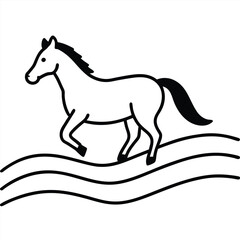 horse vector illustration