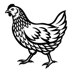 Chicken silhouette