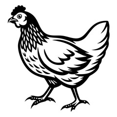 Chicken silhouette