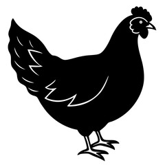 Chicken silhouette