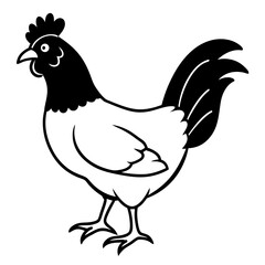 Chicken silhouette