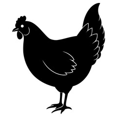 Chicken silhouette