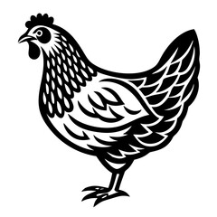 Chicken silhouette