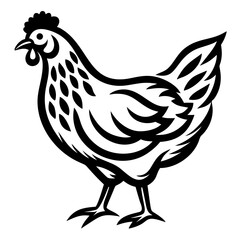 Chicken silhouette