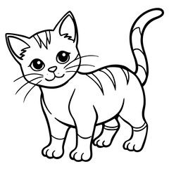 black cat cartoon