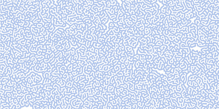 Abstract blue lines on white background. Chaotic lines texture. Pattern with labirint effect.