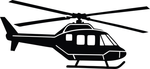 helicopter vector illustration.