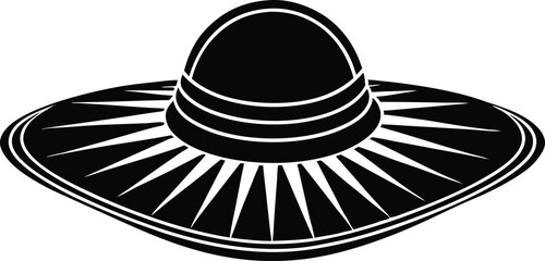 black hat with a hat, cowboy hat,cowboy hat with sombrero, vector illustration of a black and white christmas hat, 
vector illustration of a black and white hat, vector illustration of a seashell.