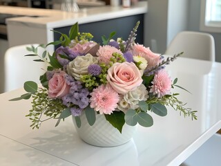 Birthday bouquet in a vase