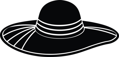 black hat with a hat, cowboy hat,cowboy hat with sombrero, vector illustration of a black and white christmas hat, 
vector illustration of a black and white hat, vector illustration of a seashell.