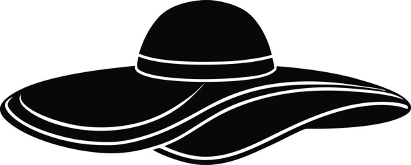 black hat with a hat, cowboy hat,cowboy hat with sombrero, vector illustration of a black and white christmas hat, 
vector illustration of a black and white hat, vector illustration of a seashell.