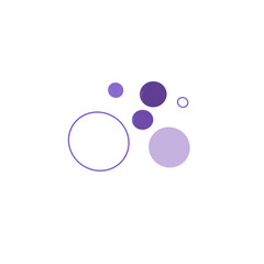 abstract purple circle