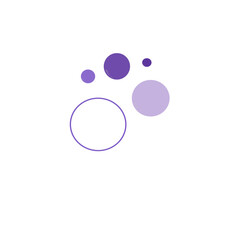 abstract purple circle