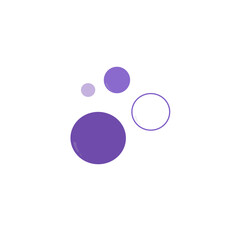 abstract purple circle