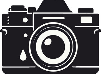 Photo camera vector silhouette