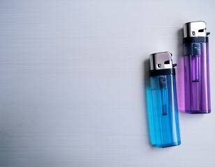 blue cigarette lighters