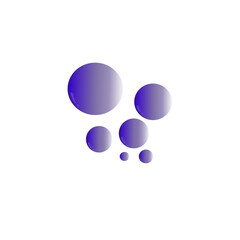 abstract purple circle