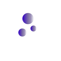 abstract purple circle