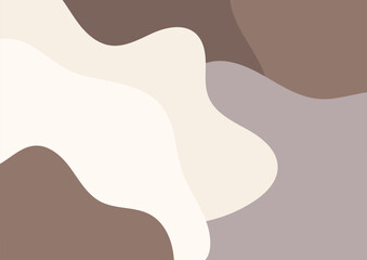 Aesthetic abstract wave brown wallpaper