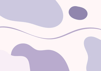 Abstract wave soft lilac background