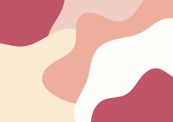 Simple aesthetic abstract wave soft pink wallpaper